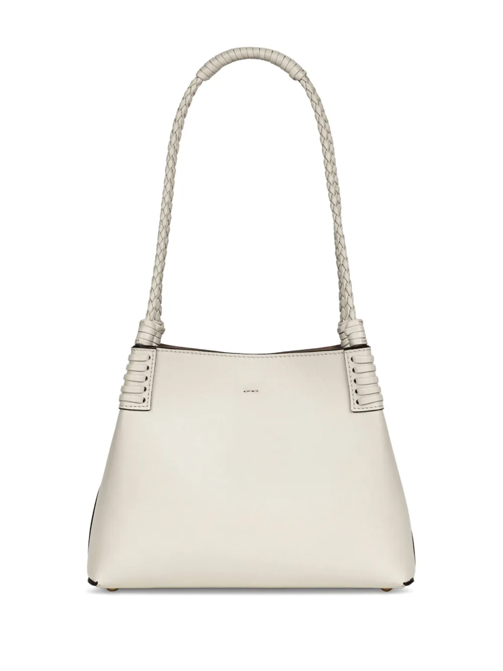 ETRO Kleine Libra leren shopper Beige