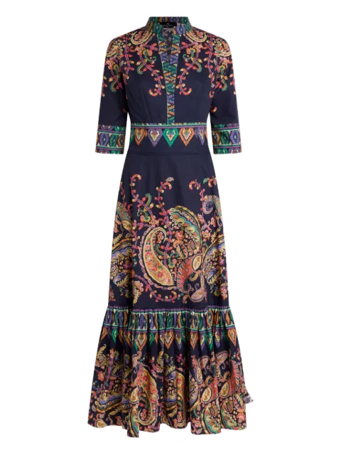 ETRO paisley-print long dress