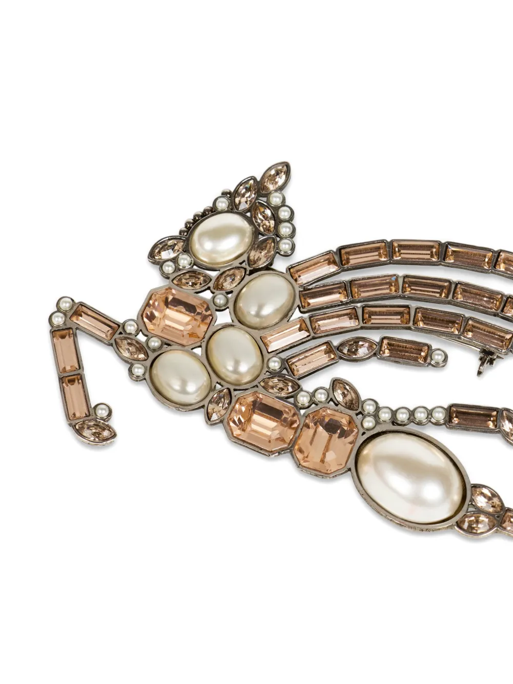 Etro Pegaso Pearls Brooch In Gold