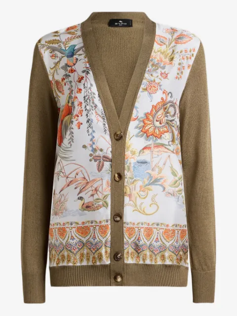 ETRO cardigan à fleurs