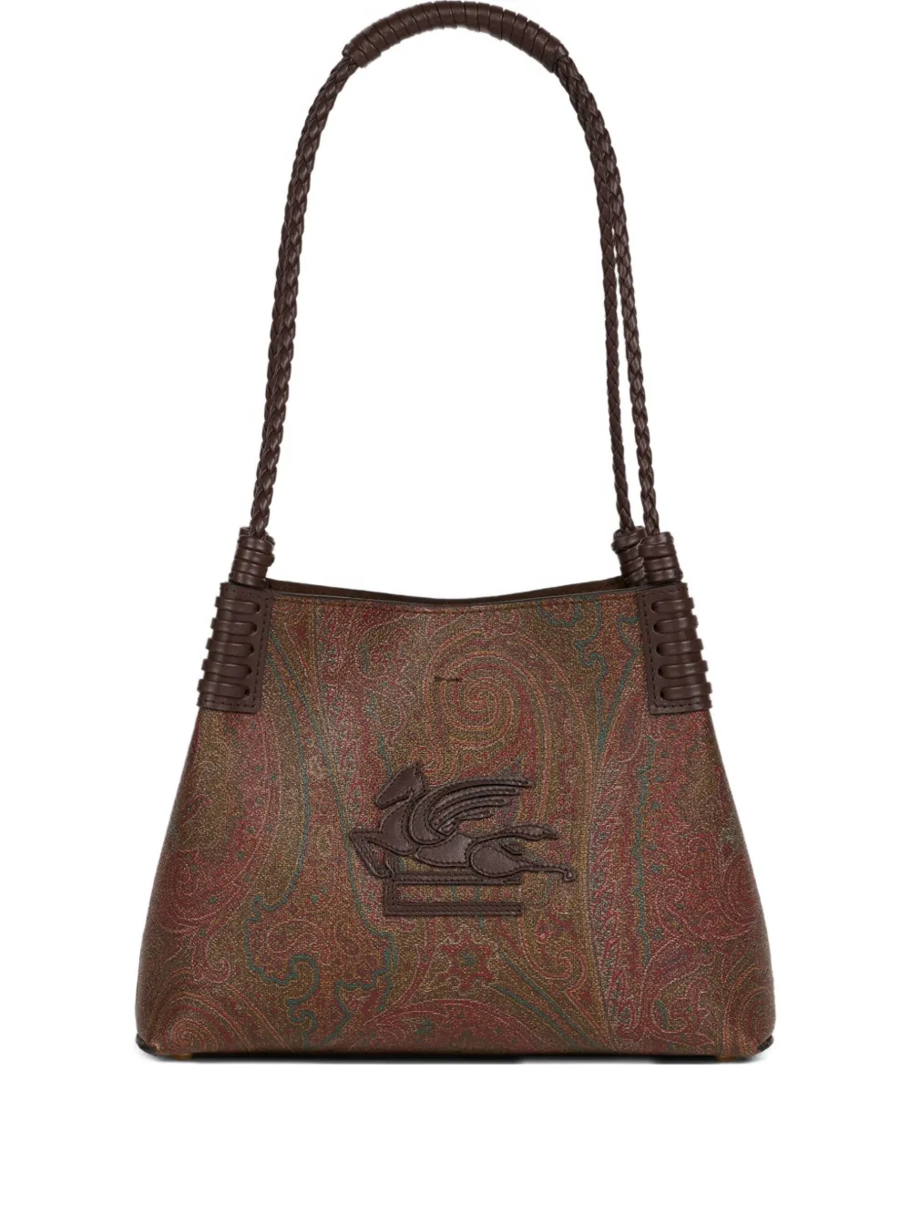 ETRO small Arnica Libra paisley tote bag - Marrone