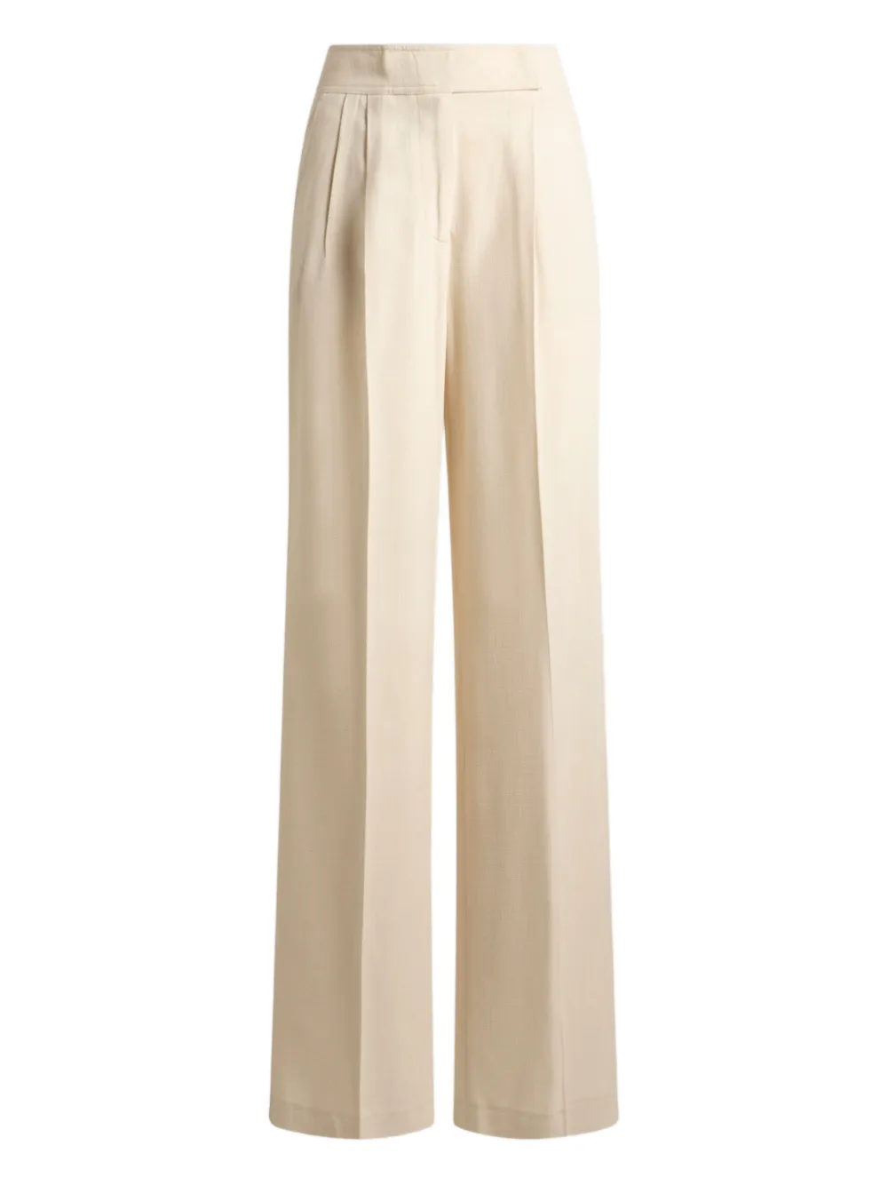 Etro Wide-leg Trousers With Pleats In Neutral