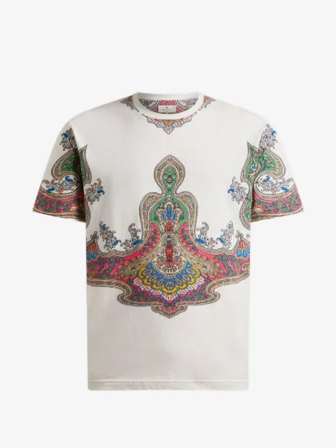ETRO playera con estampado de cachemira