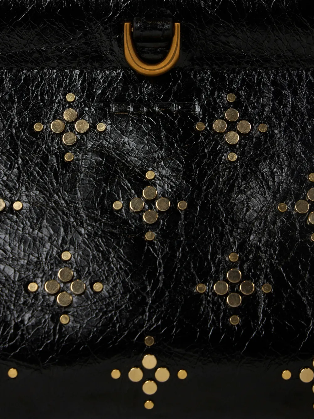 ETRO small Talk studded shoulder bag Zwart