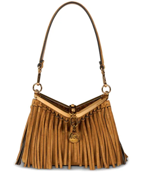 ETRO small suede Vela bag with fringing