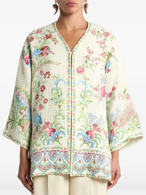 ETRO flora fauna-motif jacket