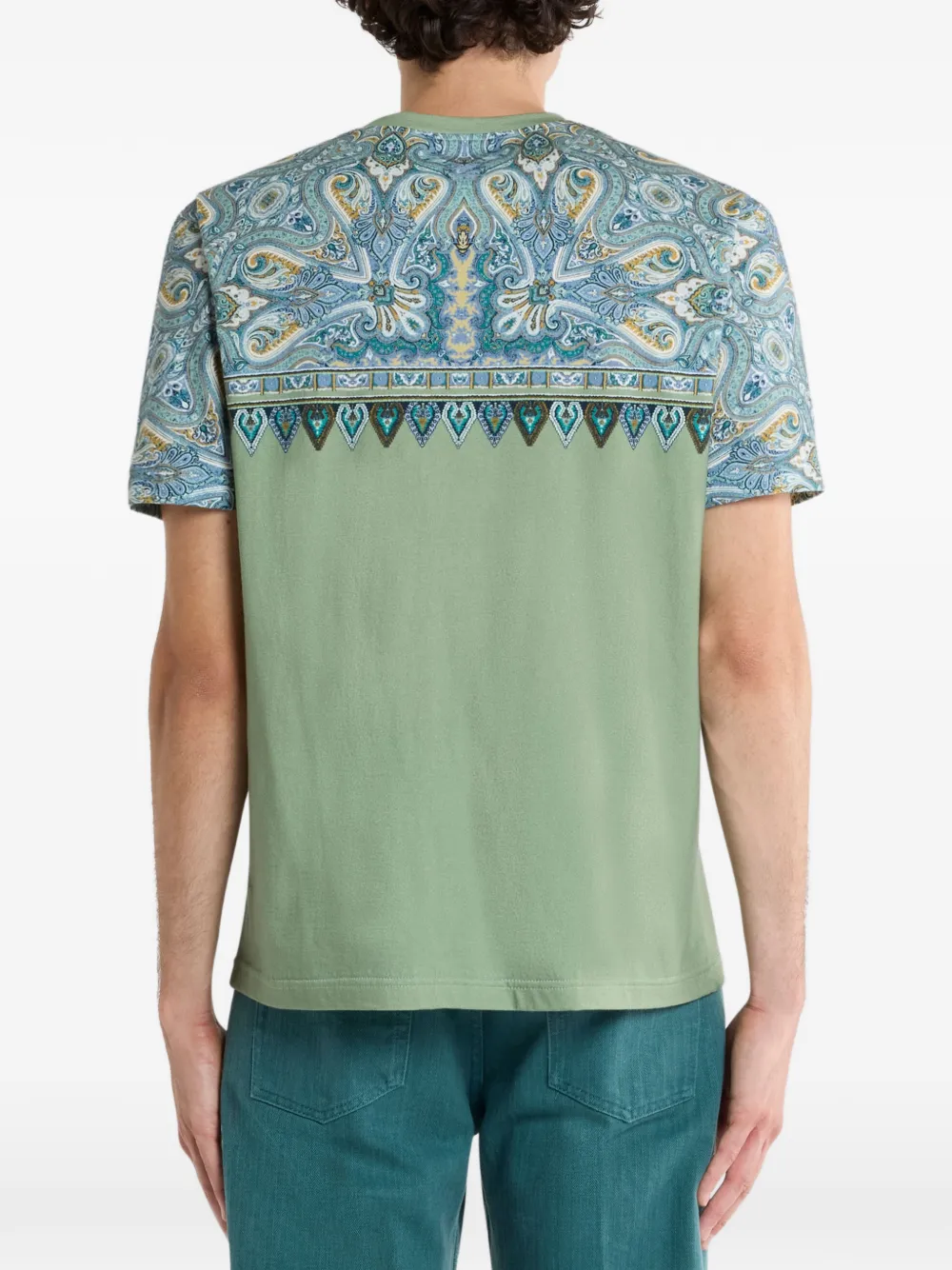 ETRO Overhemd met paisley-print Groen