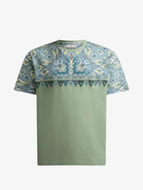 ETRO camisa con estampado de cachemira