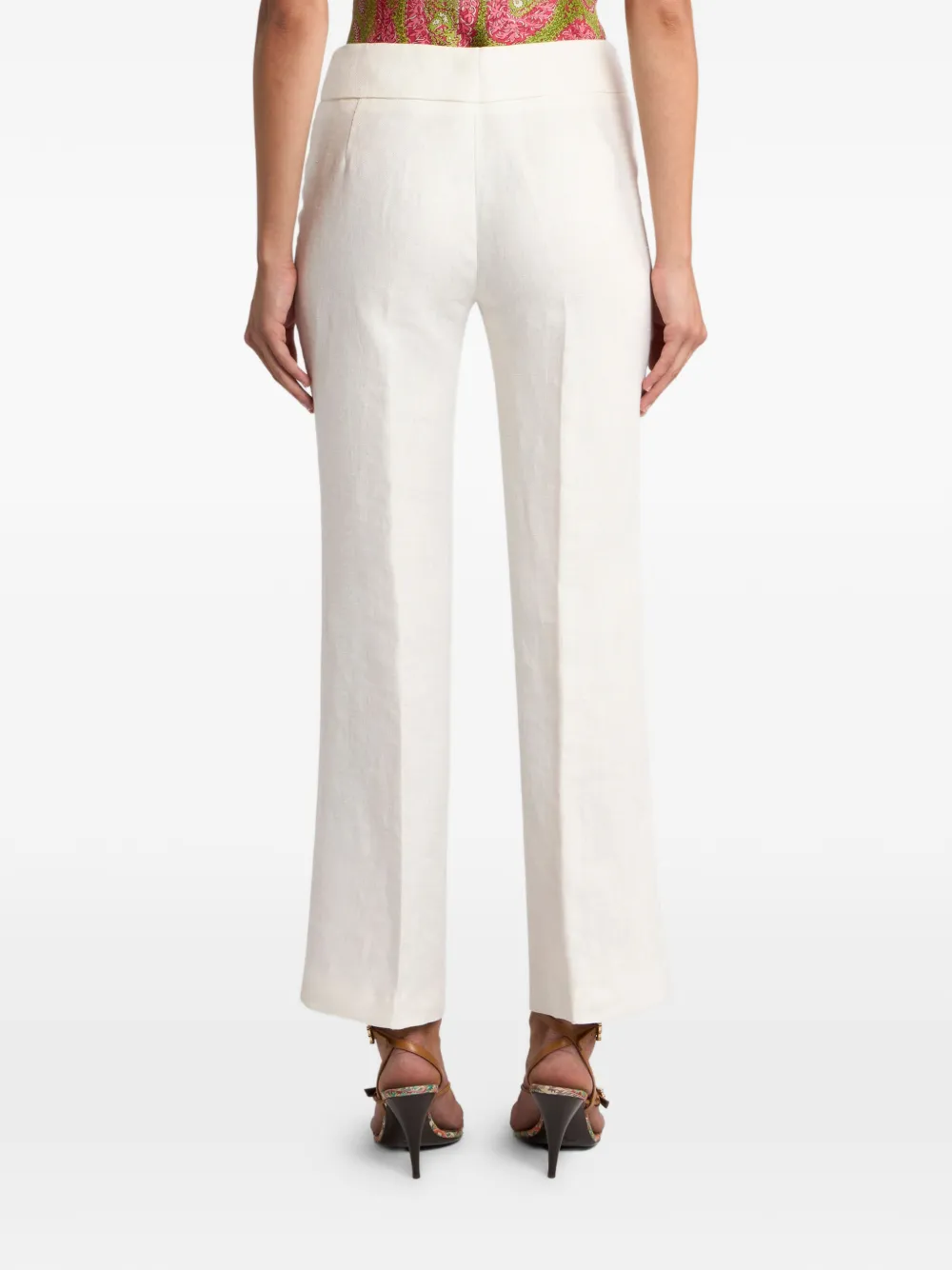 Etro Straight-leg Casual Pants In White