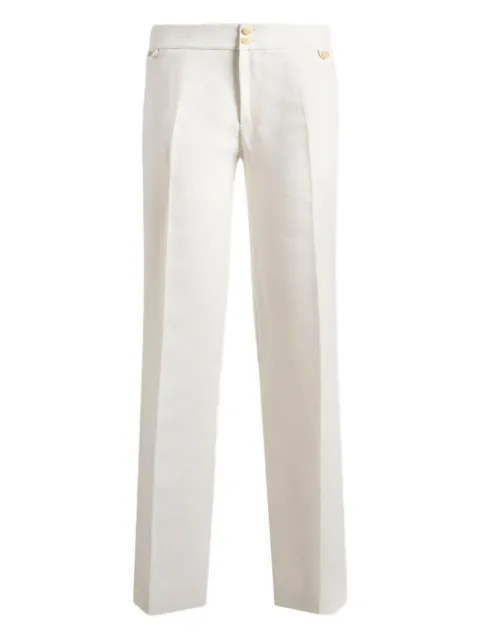 ETRO Pegaso-buttons trousers
