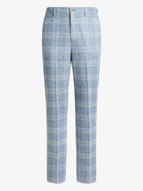 ETRO checked chino trousers