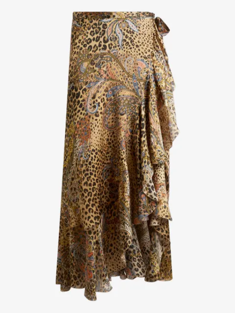 ETRO Peau d'Ange silk midi skirt