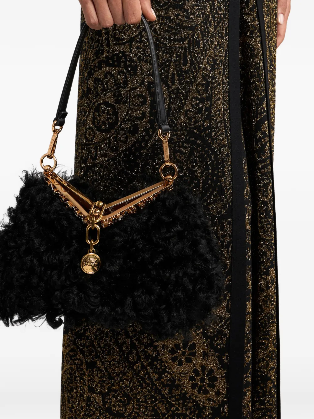 ETRO small Vela shoulder bag - Zwart