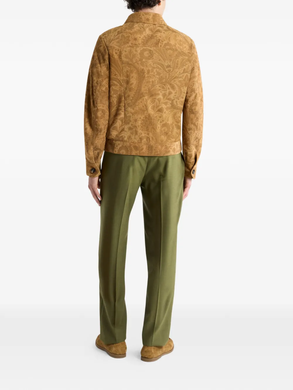  Etro Paisley-motif Zip Jacket - Brown 