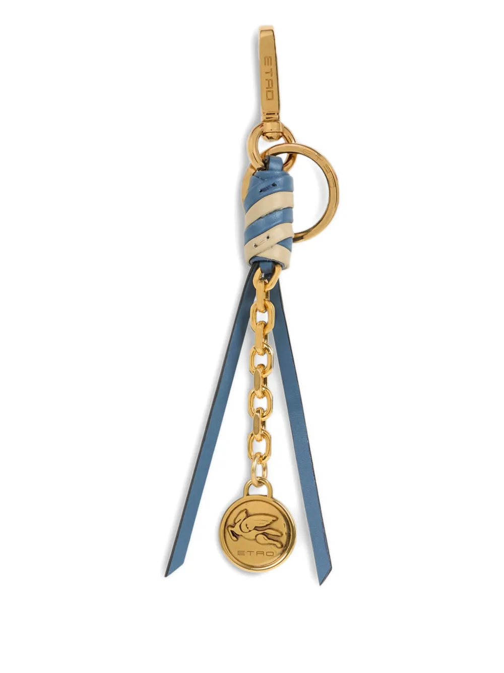 ETRO Leren tassenbedel Blauw