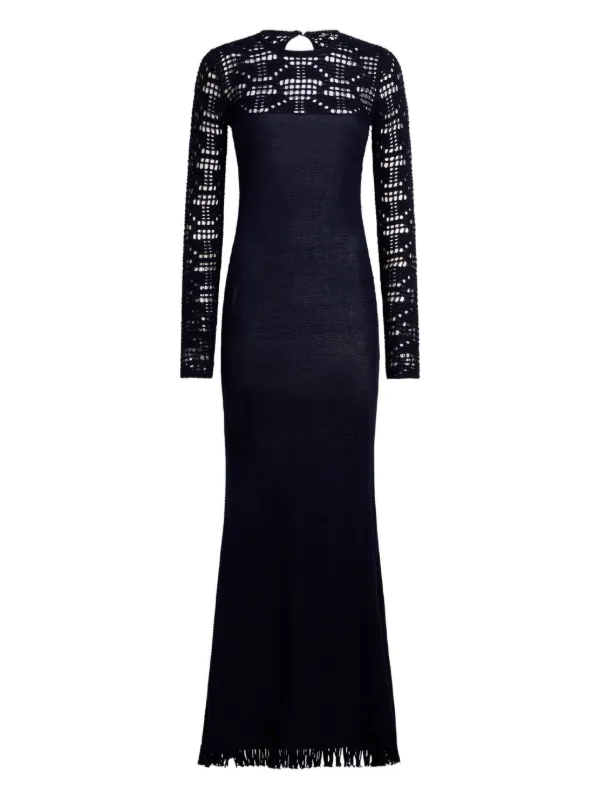 crochet insert dress ANDREEVA