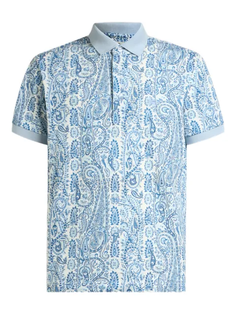 ETRO Poloshirt mit Paisley-Motiv