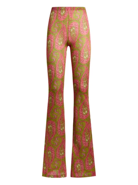 ETRO paisley foliage-motif trousers