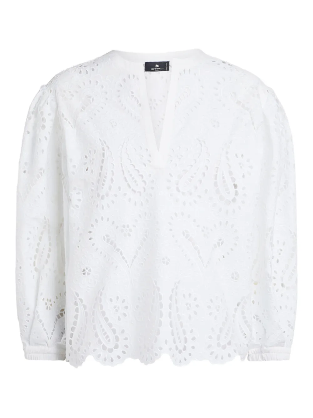 ETRO Top in pizzo sangallo - Bianco