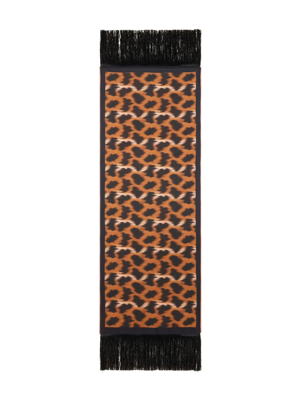  Etro Geometric Silk Scarf - Black 