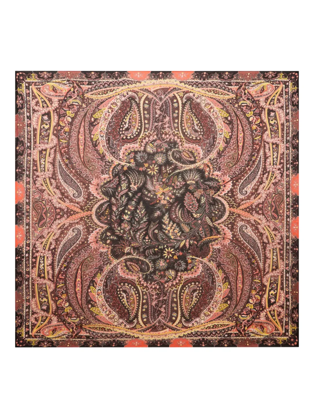 ETRO paisley-print scarf - Marrone