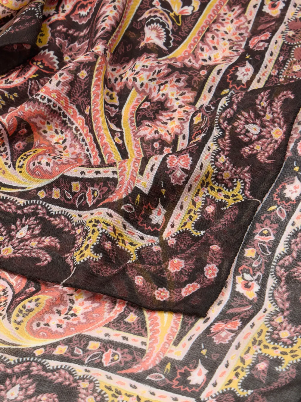 ETRO paisley-print scarf - Bruin
