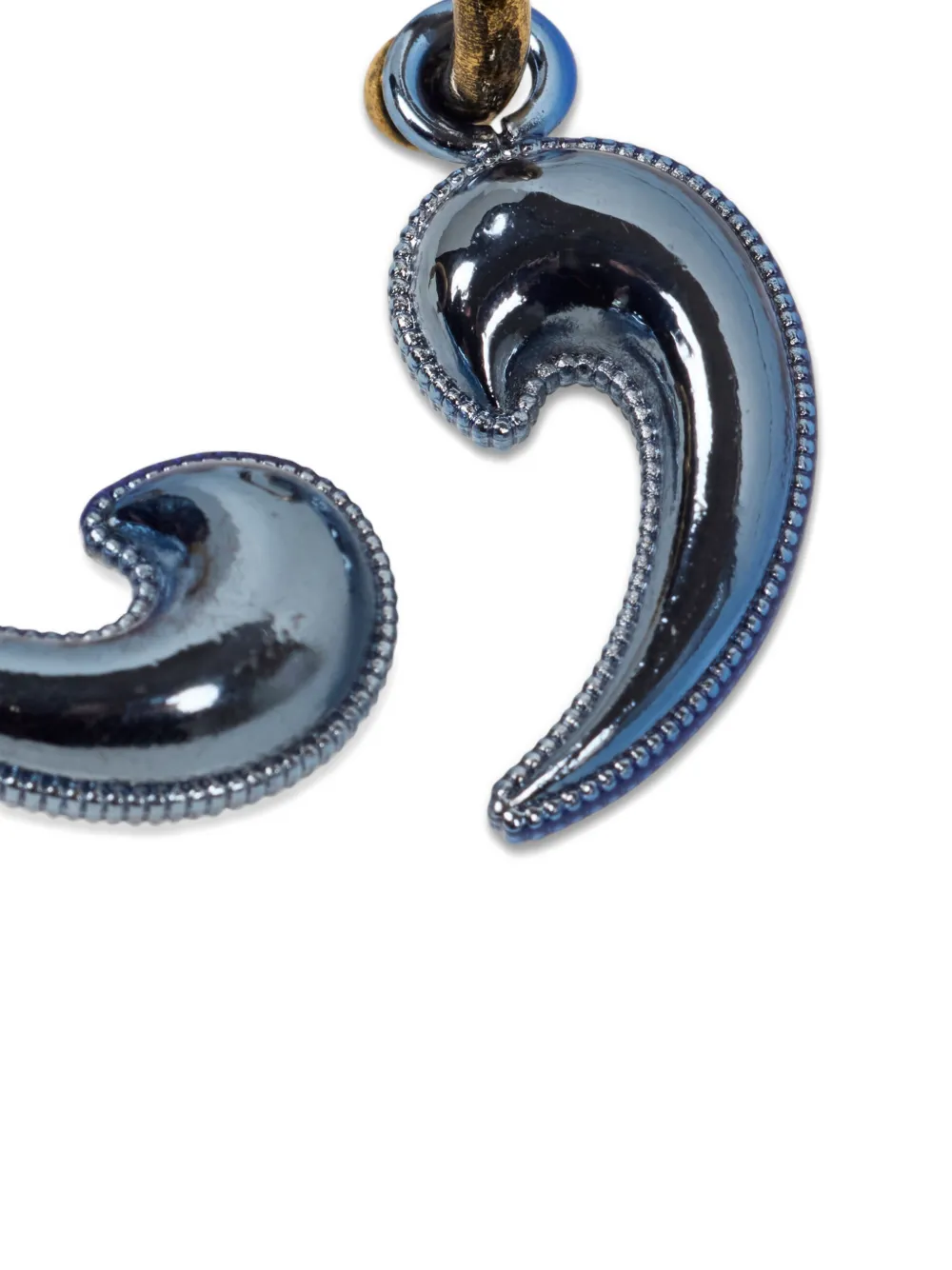 ETRO metallic paisley earrings - Goud