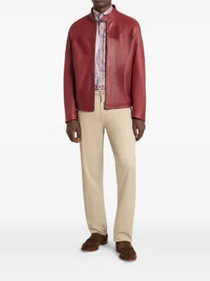 Etro レザージャケット メンズ通販 - FARFETCH