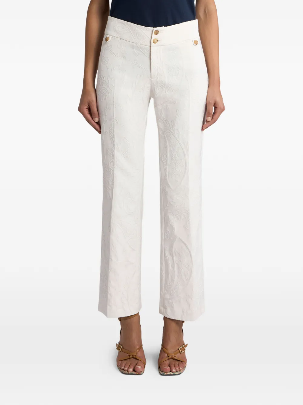 ETRO Flared broek Wit