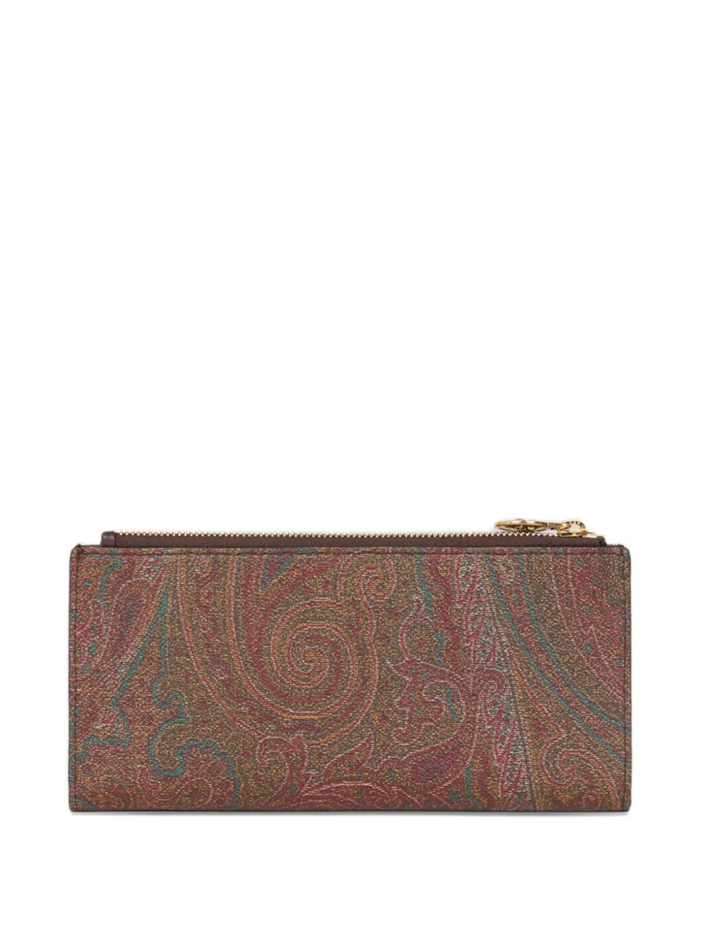 ETRO Portemonnee met print Bruin