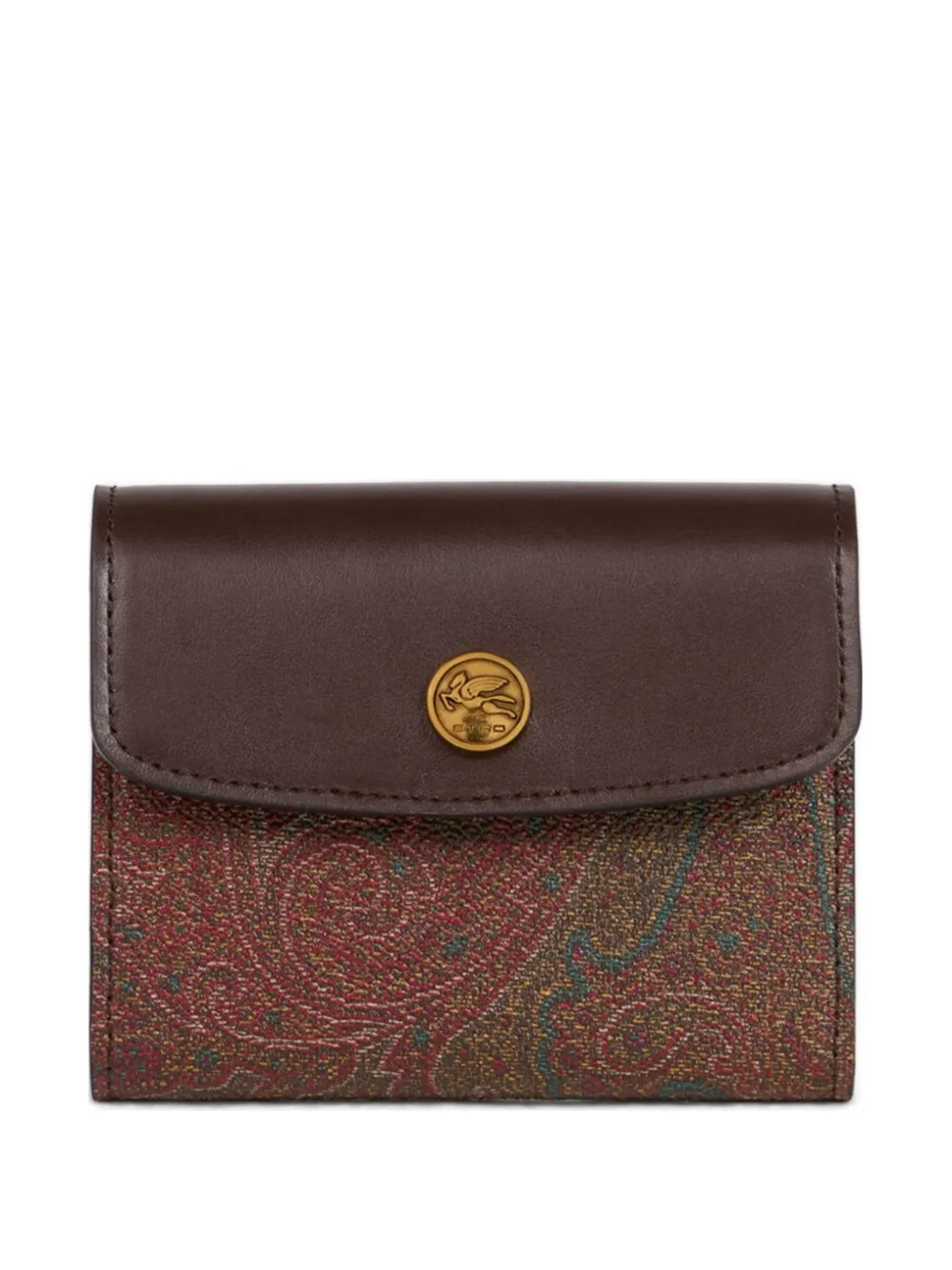 ETRO Arnica Portemonnaie mit Paisley-Print - Braun