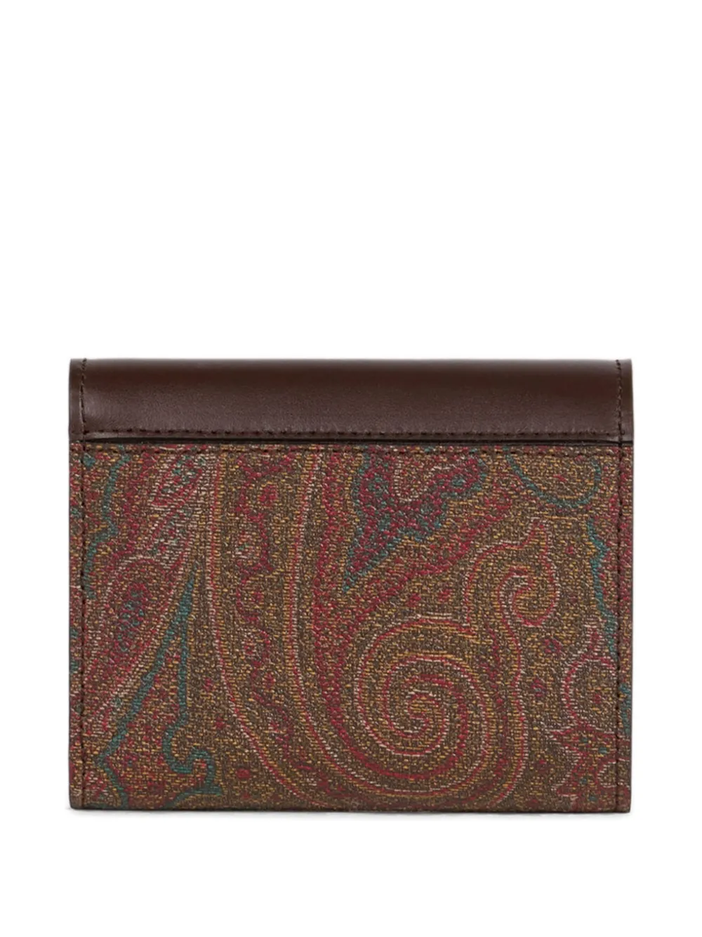 ETRO Arnica portemonnee met paisley-print Bruin
