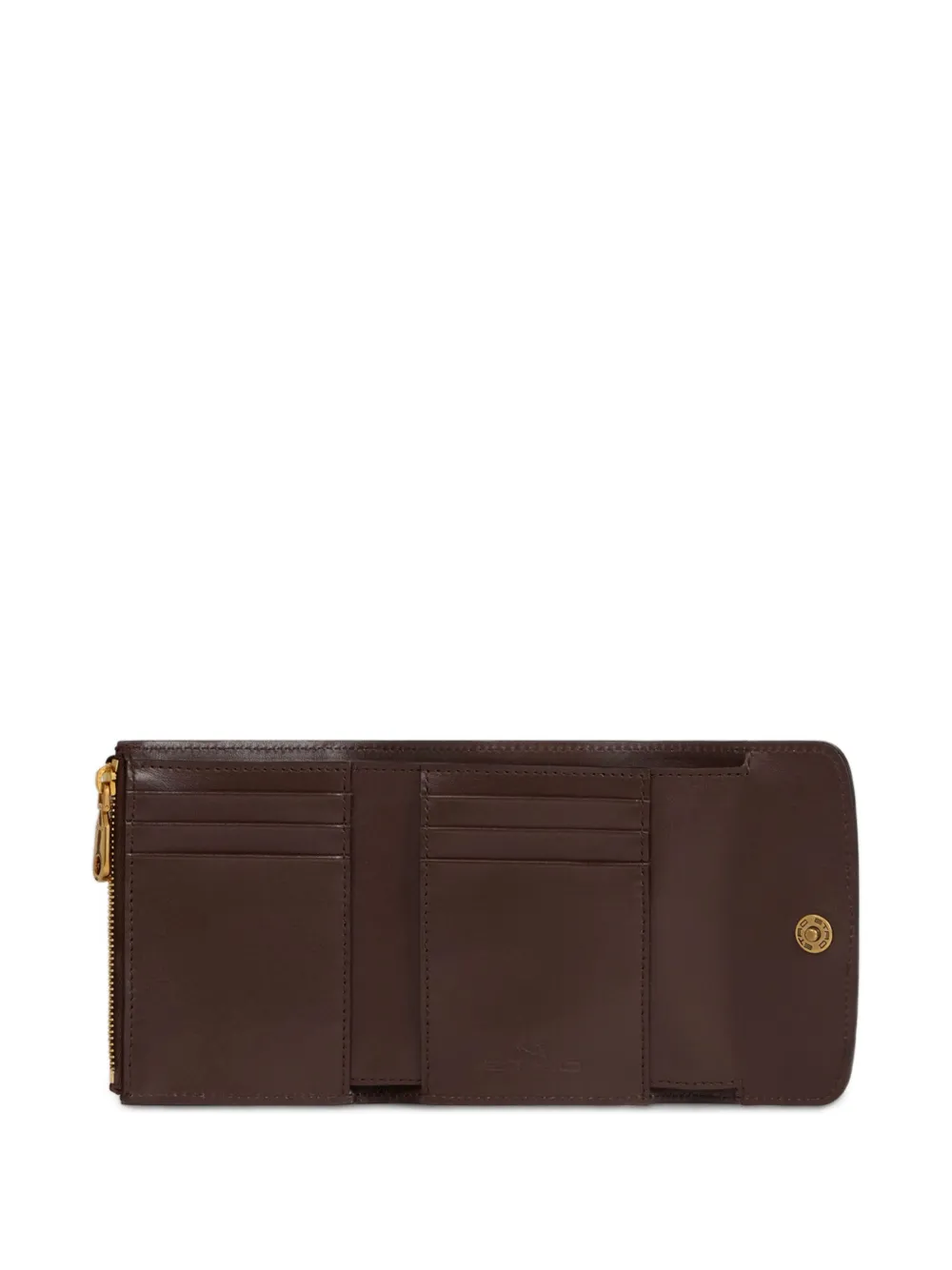 ETRO Arnica portemonnee met paisley-print Bruin
