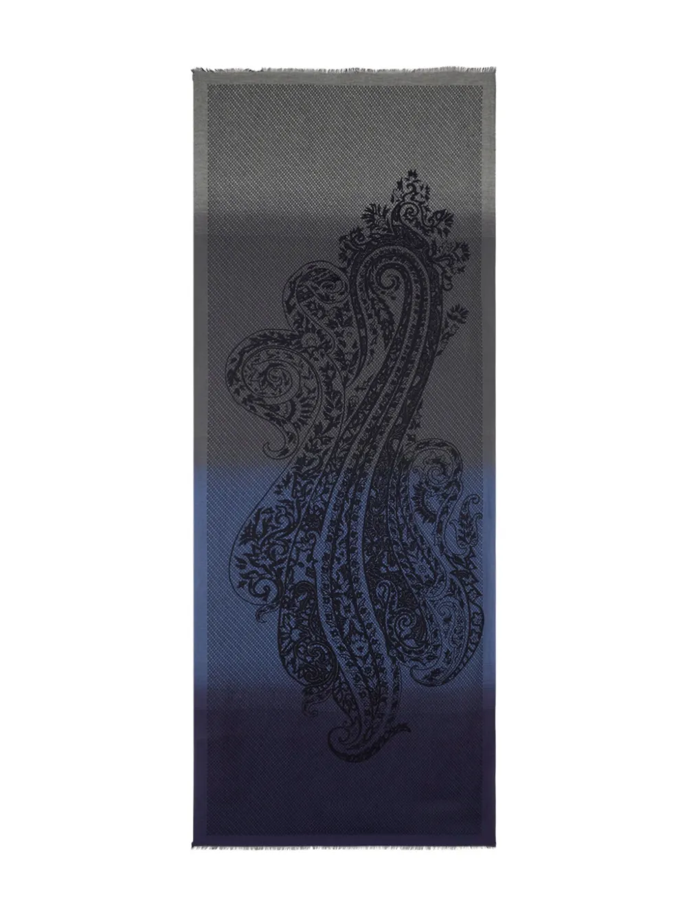 Etro Paisley-pattern Scarf In Blue