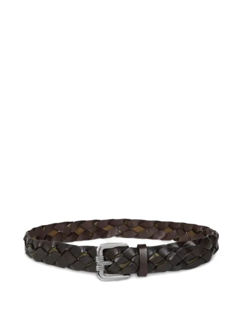 ETRO woven leather belt
