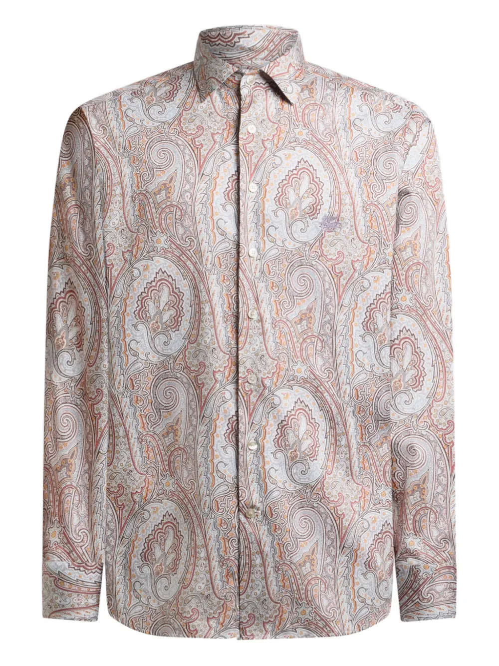 ETRO floral paisley shirt - Toni neutri