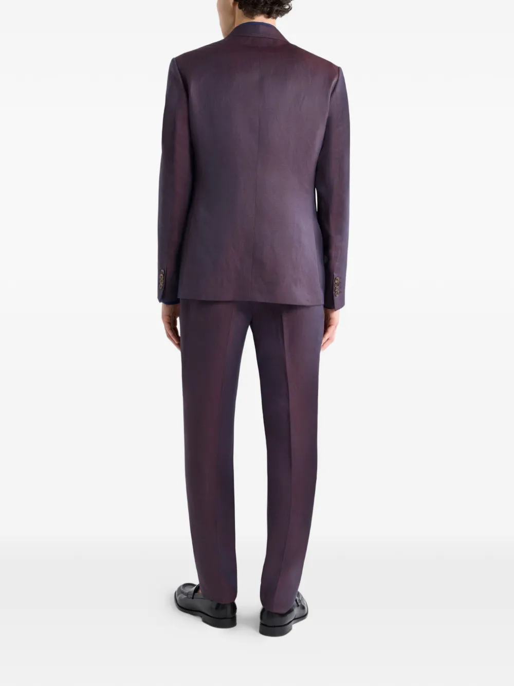  Etro Single-breasted Suit - Purple 