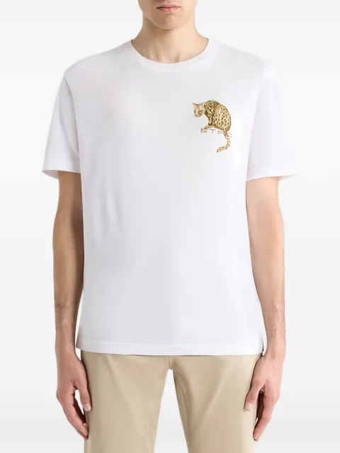 ETRO leopard print embroidery t-shirt