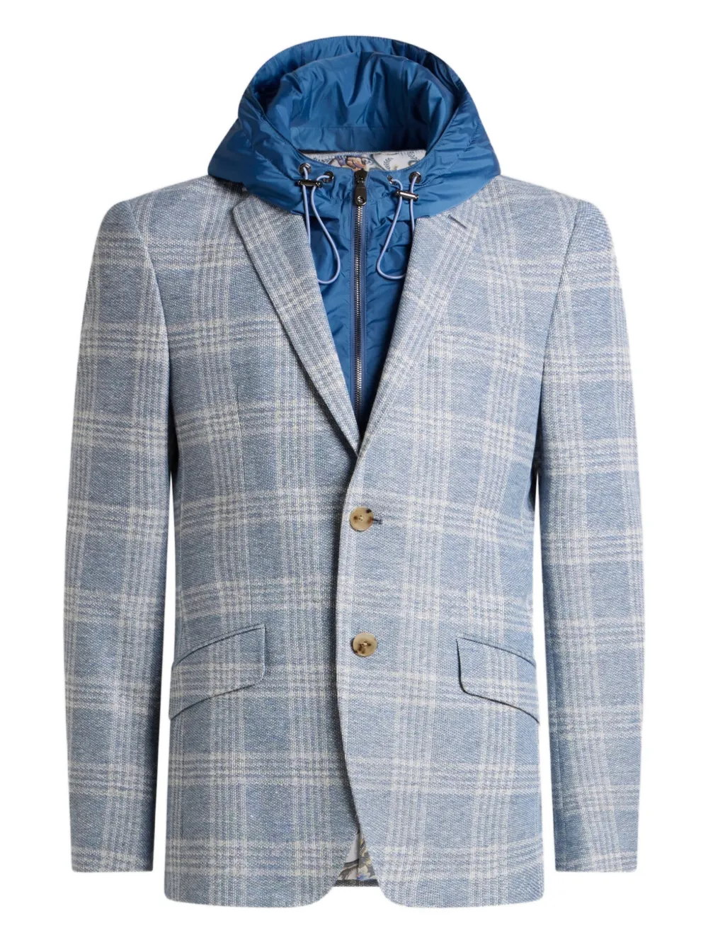 ETRO panelled blazer - Blue