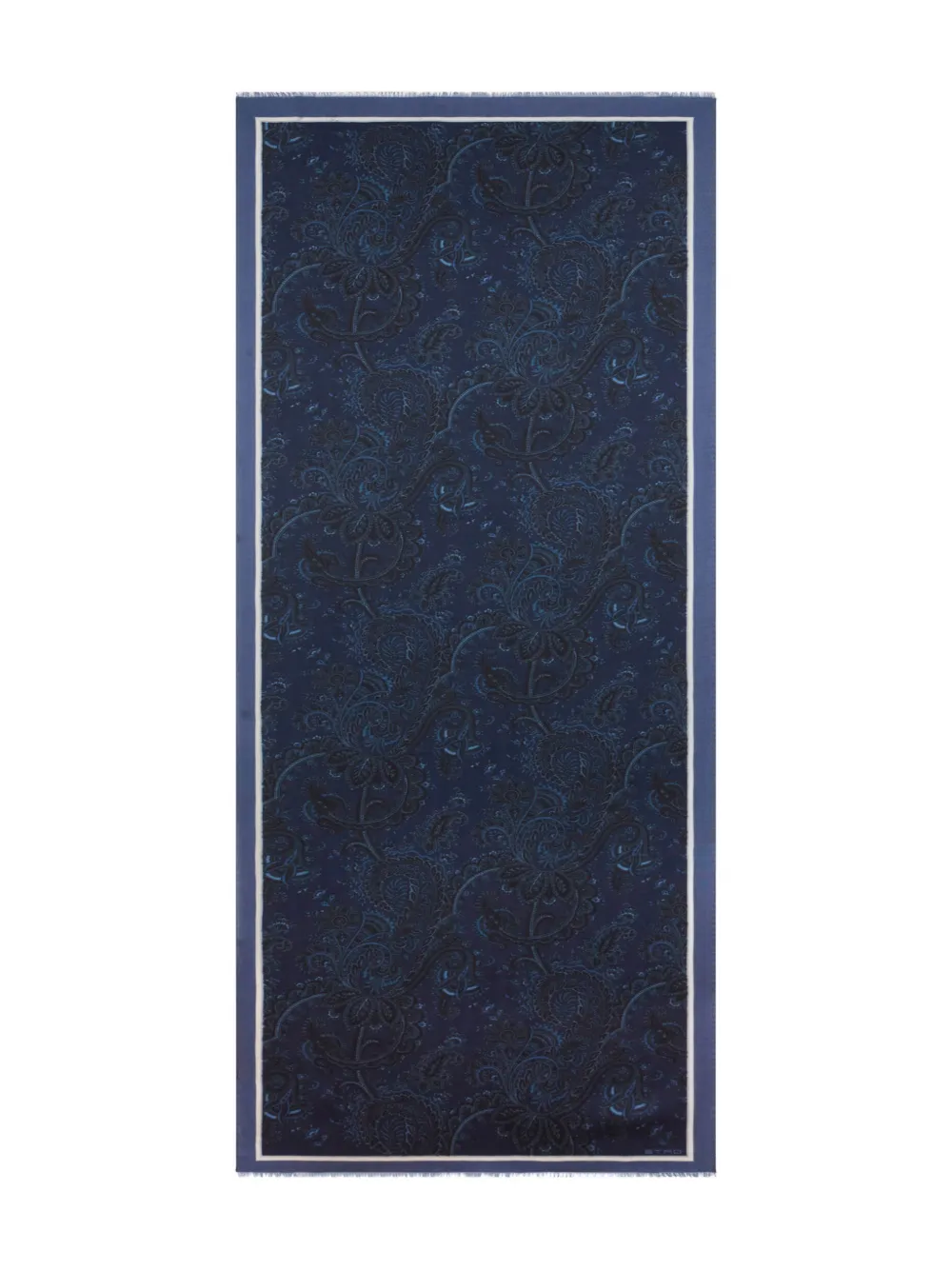 ETRO paisley-pattern scarf - Blu