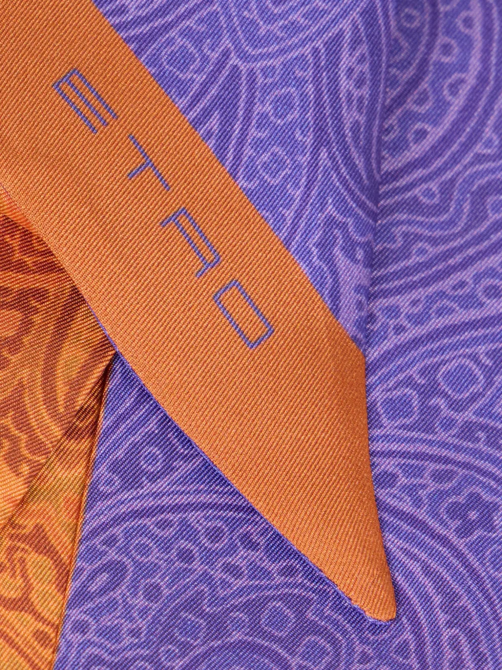 ETRO Sjaal met paisley-print Paars