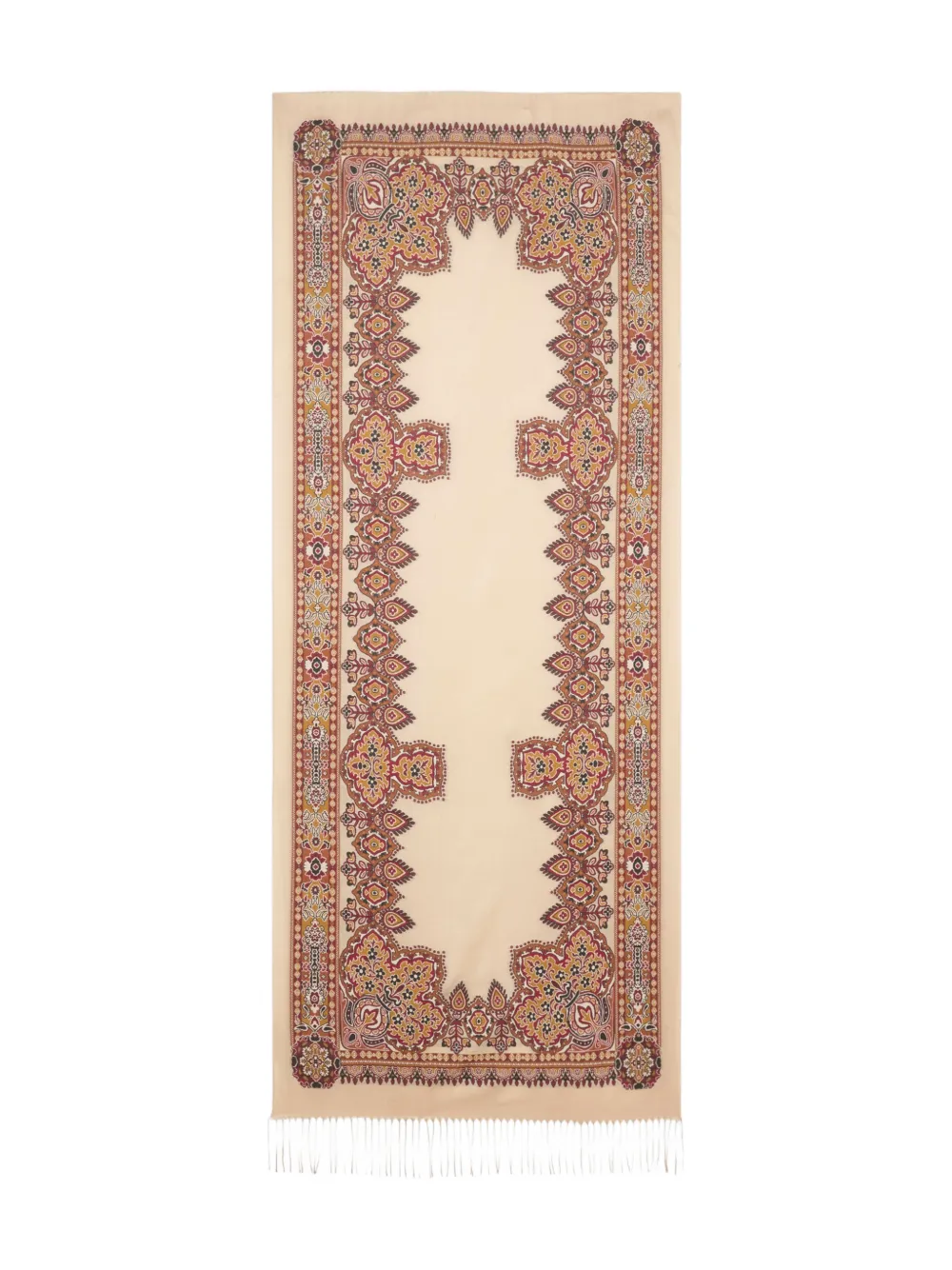 ETRO baroque-jacquard scarf - Toni neutri