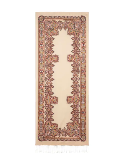 ETRO écharpe en laine mélangée à motif baroque