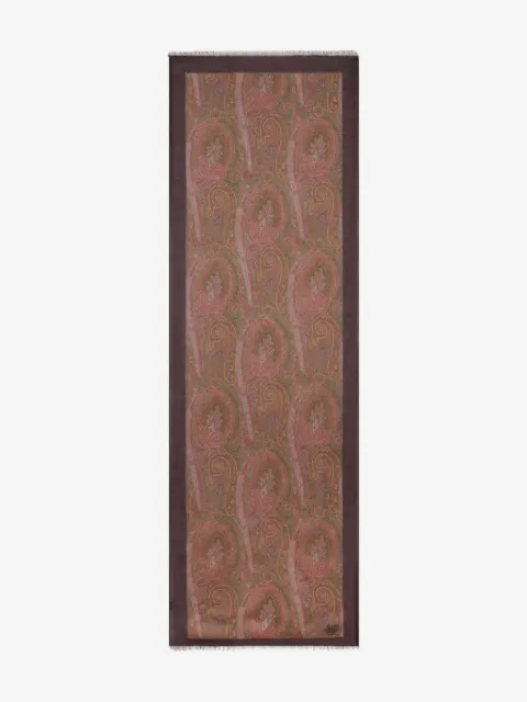 ETRO floral paisley scarf