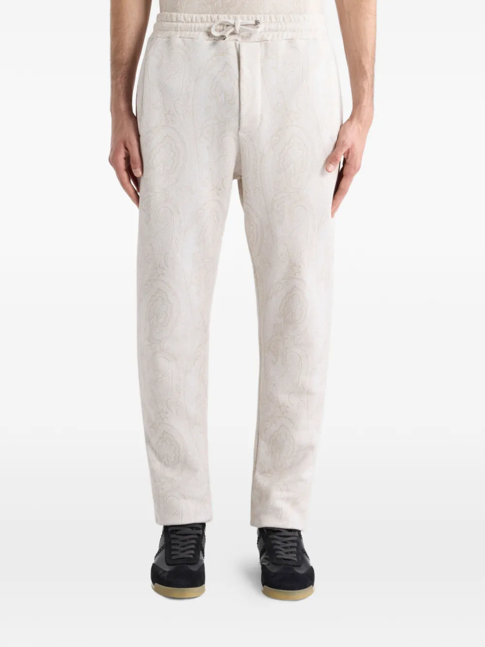 ETRO arnica-motif track trousers - Beige