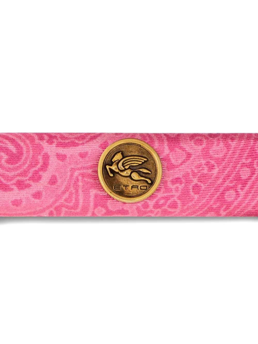 Etro Arnica Silk Hair Clip In Pink