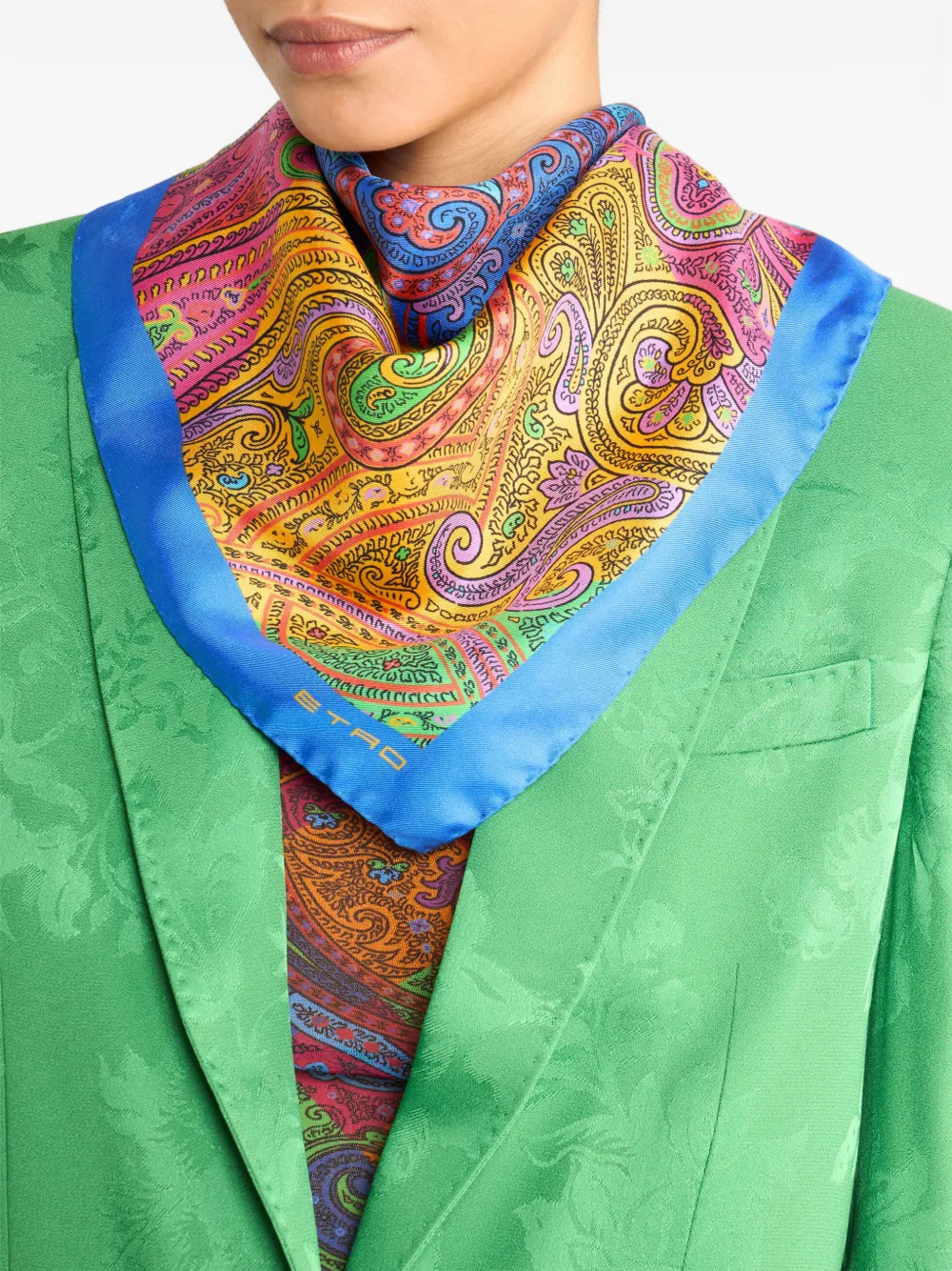 Etro Silk Scarf In Multi