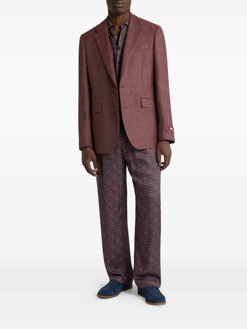 ETRO single-breasted mouliné blazer | Blazers | Image 2