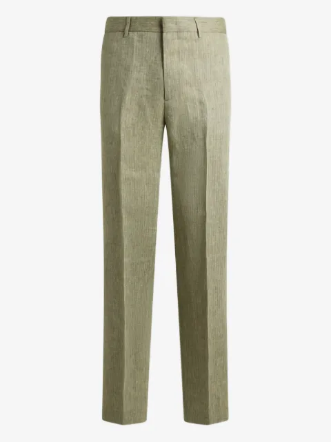 ETRO pantalones rectos con motivo chevron