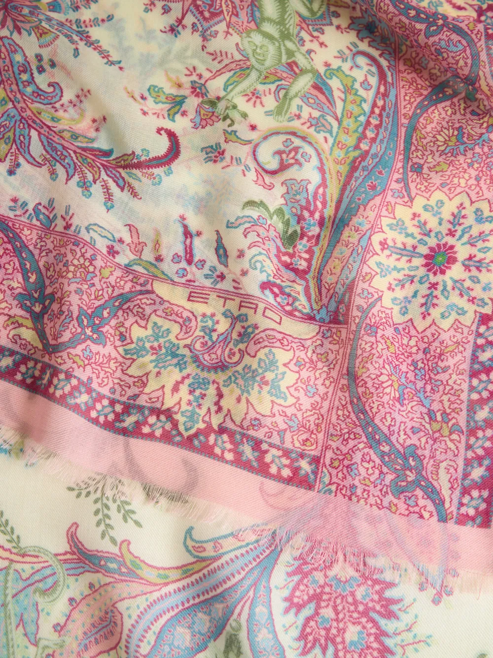 ETRO paisley-pattern scarf - Roze